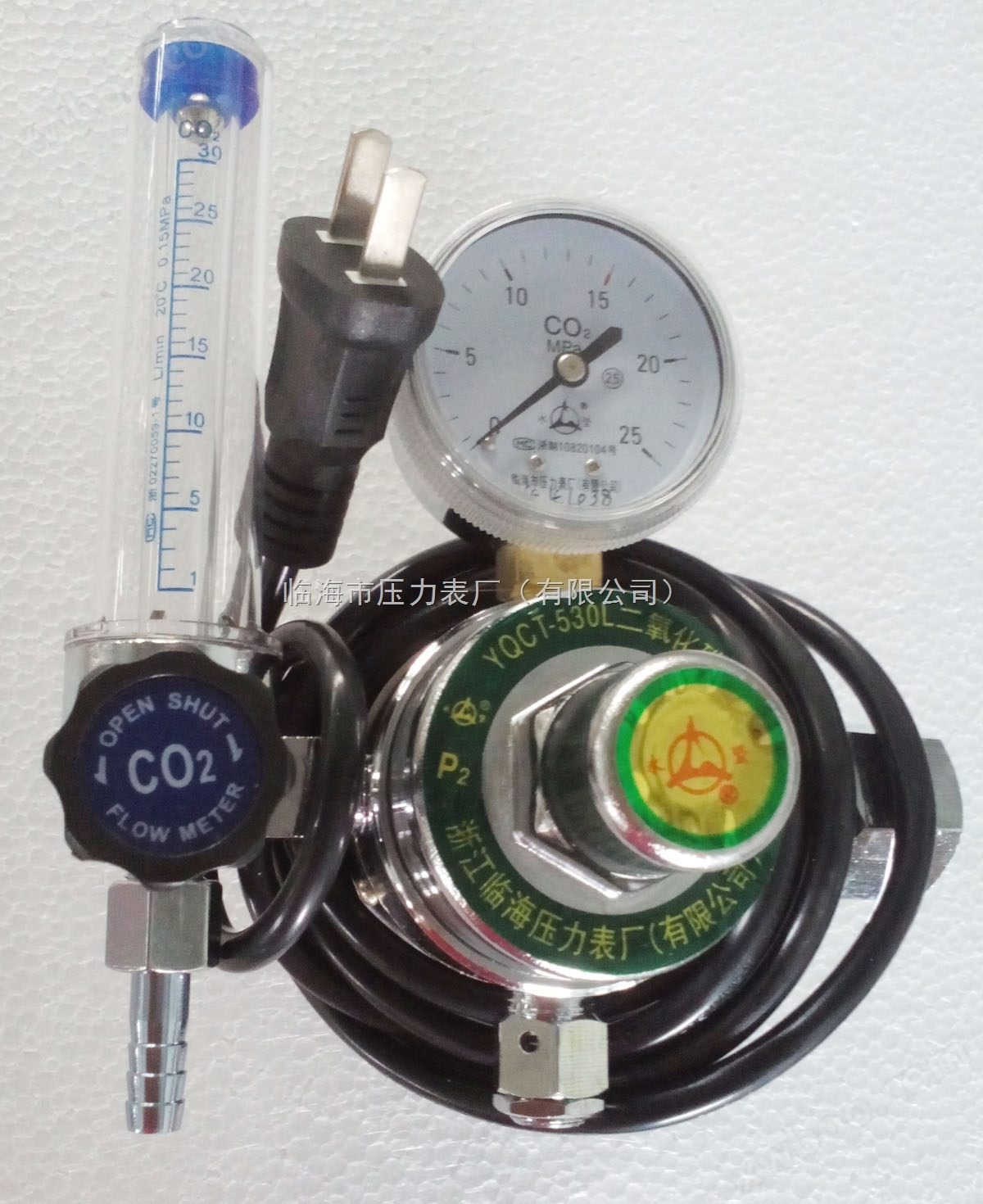 YQCT-530L-电加热二氧化碳减压器,电加热减压器