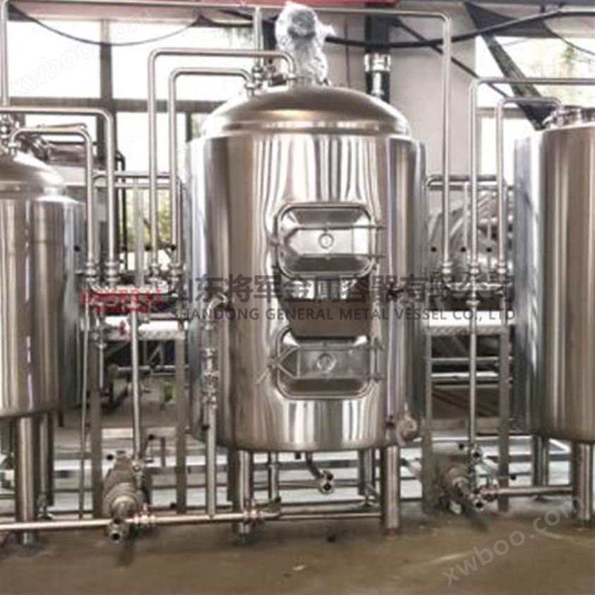 1000L 微型啤酒设备啤酒酿造系统