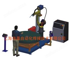 多工位回转式焊接机器人工作站模块